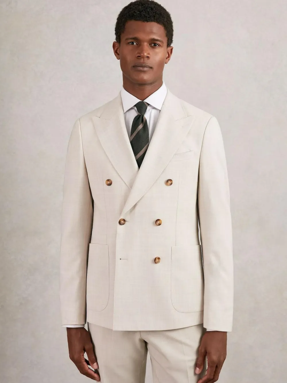 Reiss Sante Wool-Silk Striped Tie^ Ties & Pocket Squares