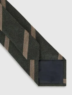 Reiss Sante Wool-Silk Striped Tie^ Ties & Pocket Squares