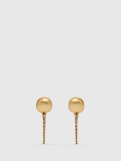 Reiss Gold Demi Double Stud Earrings^Women Jewellery