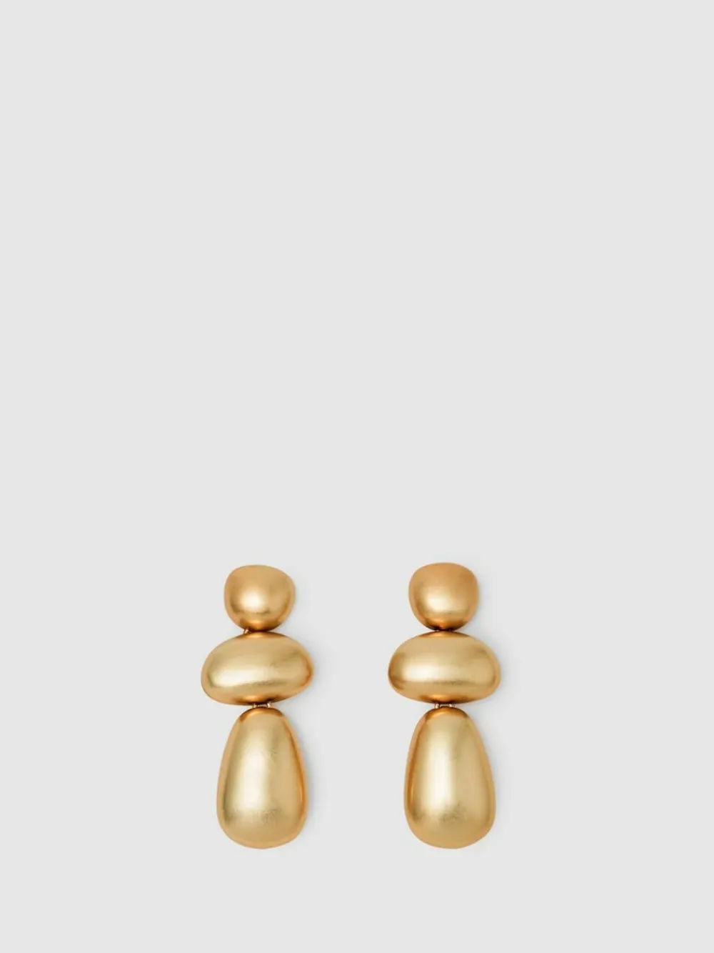 Best Reiss Gold Dinah Tone Dome Drop Earrings