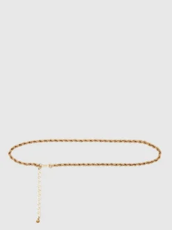 New Reiss Gold Isabella Twist Chain Belt
