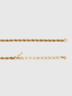 New Reiss Gold Isabella Twist Chain Belt