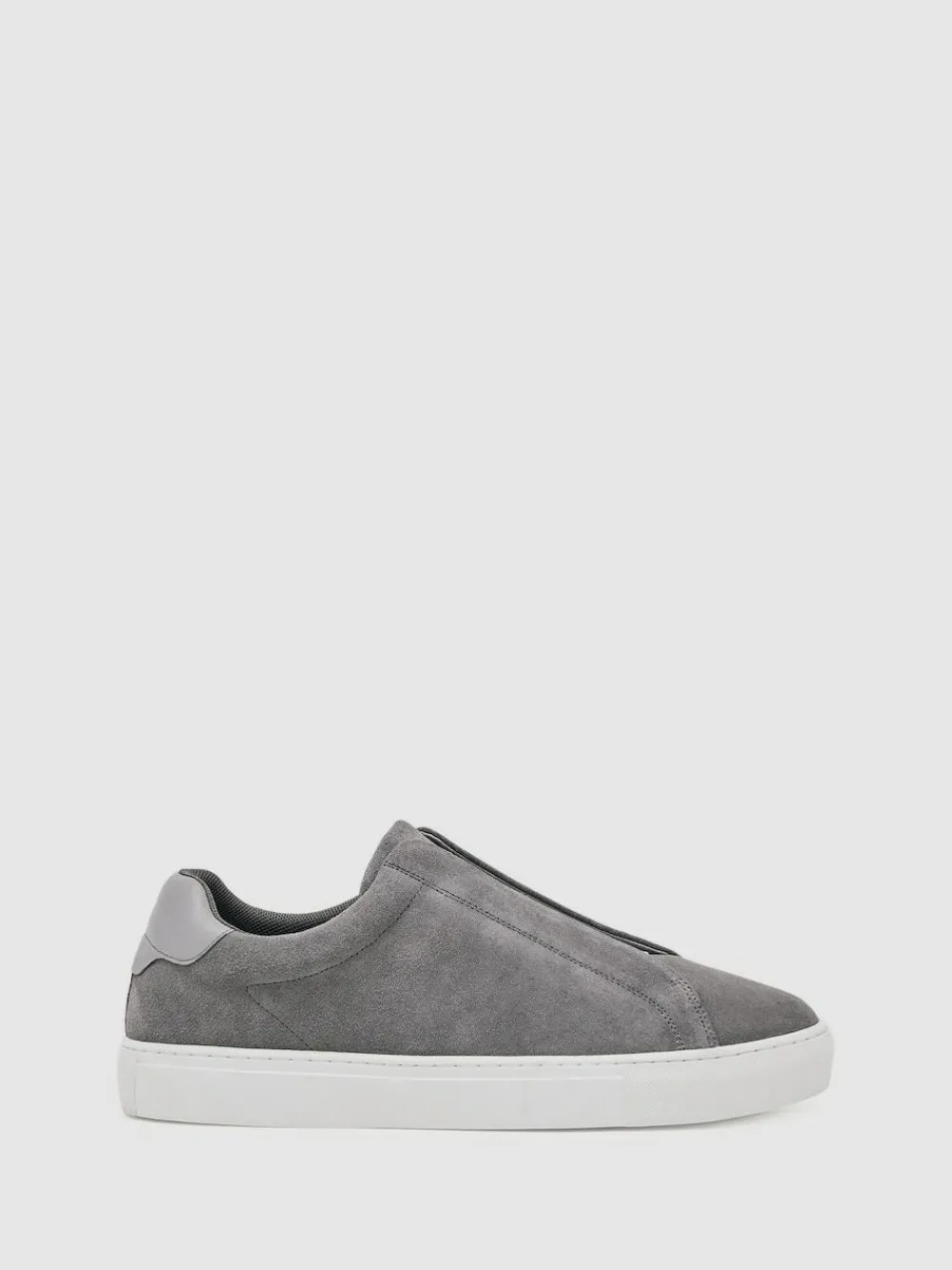 Reiss Emil Suede Slip-On Elasticated Trainers^ Sneakers