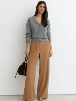 Reiss Flo Wool-Cashmere Collared Knit Jumper^Women Knitwear|Knitwear