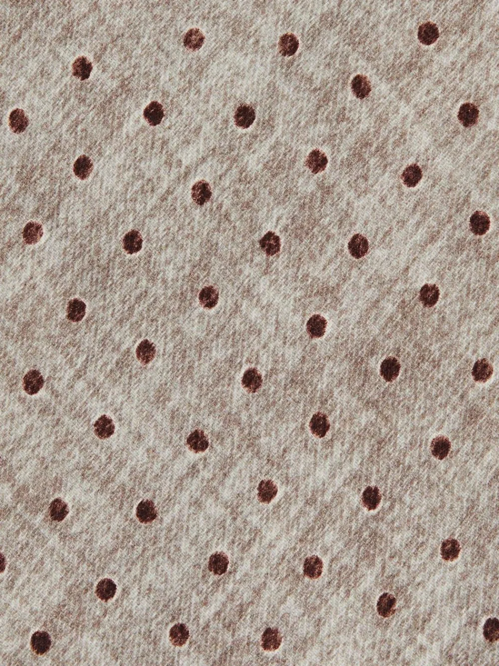 Clearance Reiss Pio Wool-Cotton Polka-Dot Tie Grey Melange