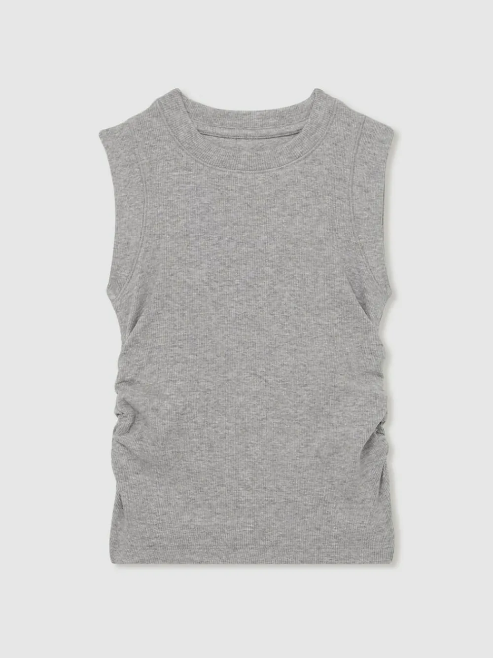 Reiss Trudy 4-9 yrs Ruched Vest Top Grey