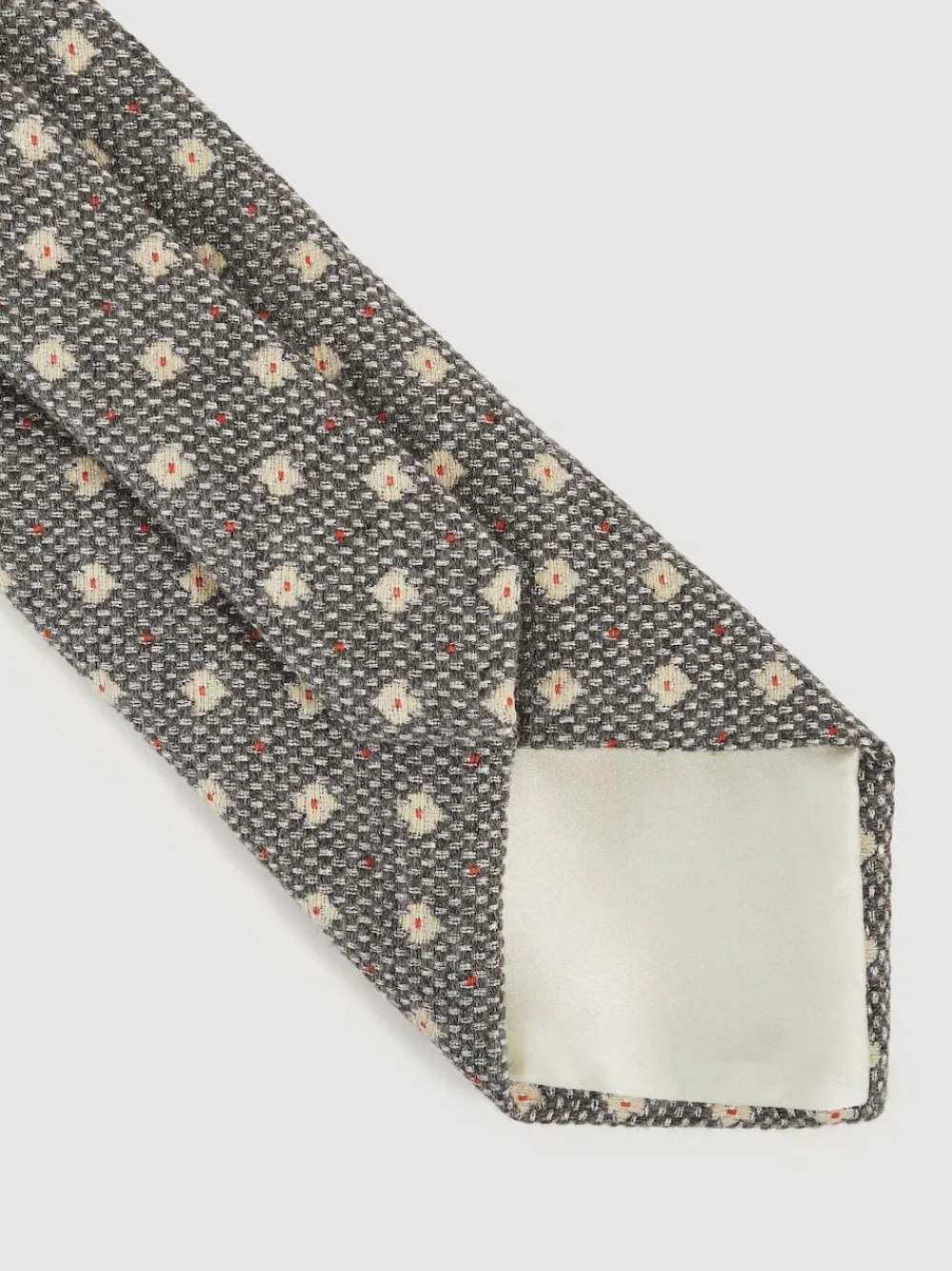 Reiss Tullio Wool-Silk Floral-Medallion Tie^ Ties & Pocket Squares