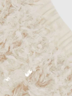 Reiss Ivory Roxy 3-9 yrs Fluffy Sequin-Embellished Skirt^ Shorts & Skirts