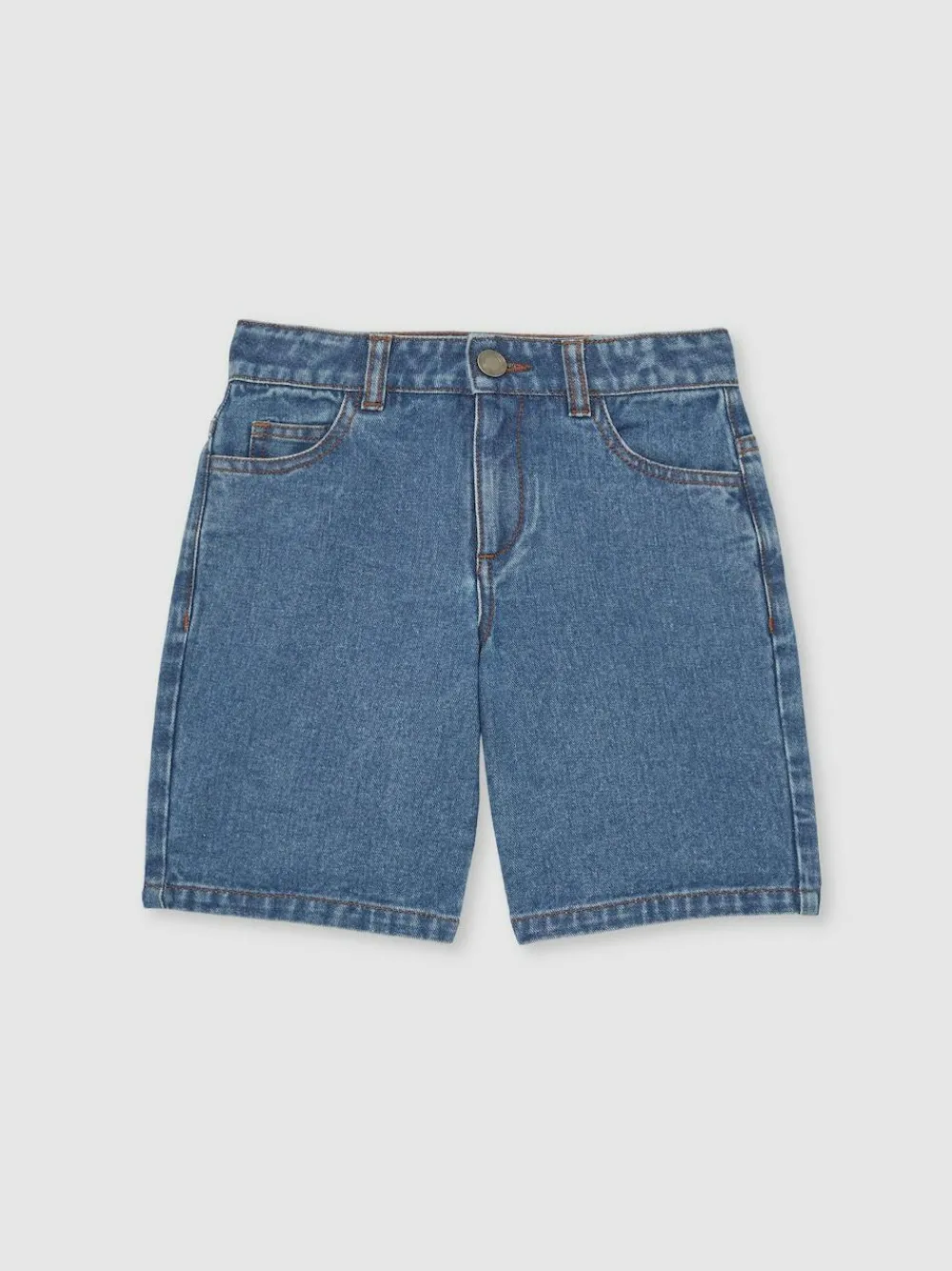 New Reiss Mid Blue Bryan 3-9 yrs Denim Bermuda Shorts
