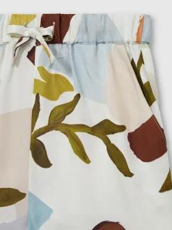 Sale Reiss Tommi 4-9 yrs Printed Drawstring-Waist Shorts Multi