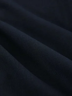 Discount Reiss Navy Belmont Db Double-Breasted Textured Suit Blazer Tailored-Fit With Wool