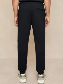 Online Reiss Navy Blue Premier Stretch-Jersey Tailored Joggers