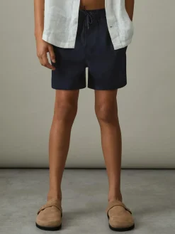 Hot Reiss Cliff 3-9 yrs Drawstring Swim Shorts Navy