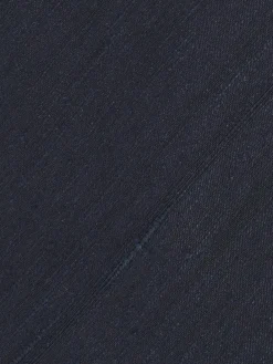 New Reiss Falco Silk Blend Textured Tie Navy