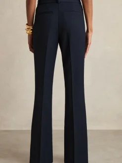 Online Reiss Gabi Flared Suit Trousers Navy