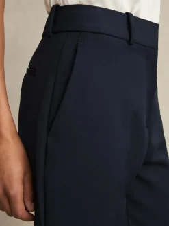 Hot Reiss Gabi Slim-Fit Suit Trousers Navy