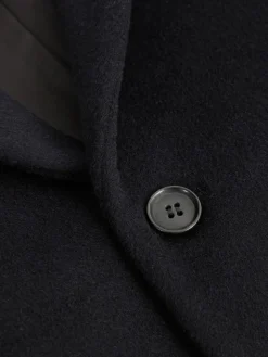 Best Reiss Gable 3-9 yrs Single Breasted Overcoat Navy