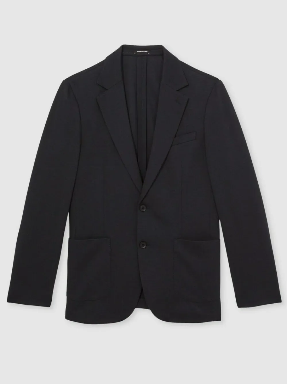 Reiss Navy Gerrard Single-Breasted Jersey Suit Blazer Tailored-Fit^ Blue Suits