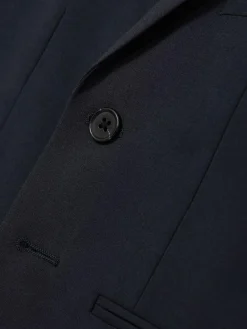 Online Reiss Navy Hope 3-9 yrs Wool-Blend Single-Breasted Suit Blazer