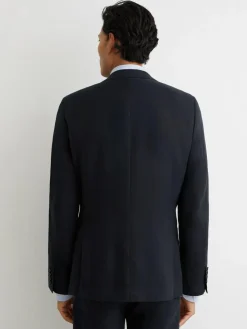 Reiss Kin Single Breasted Linen Blazer Tailored-Fit^ Blue Suits