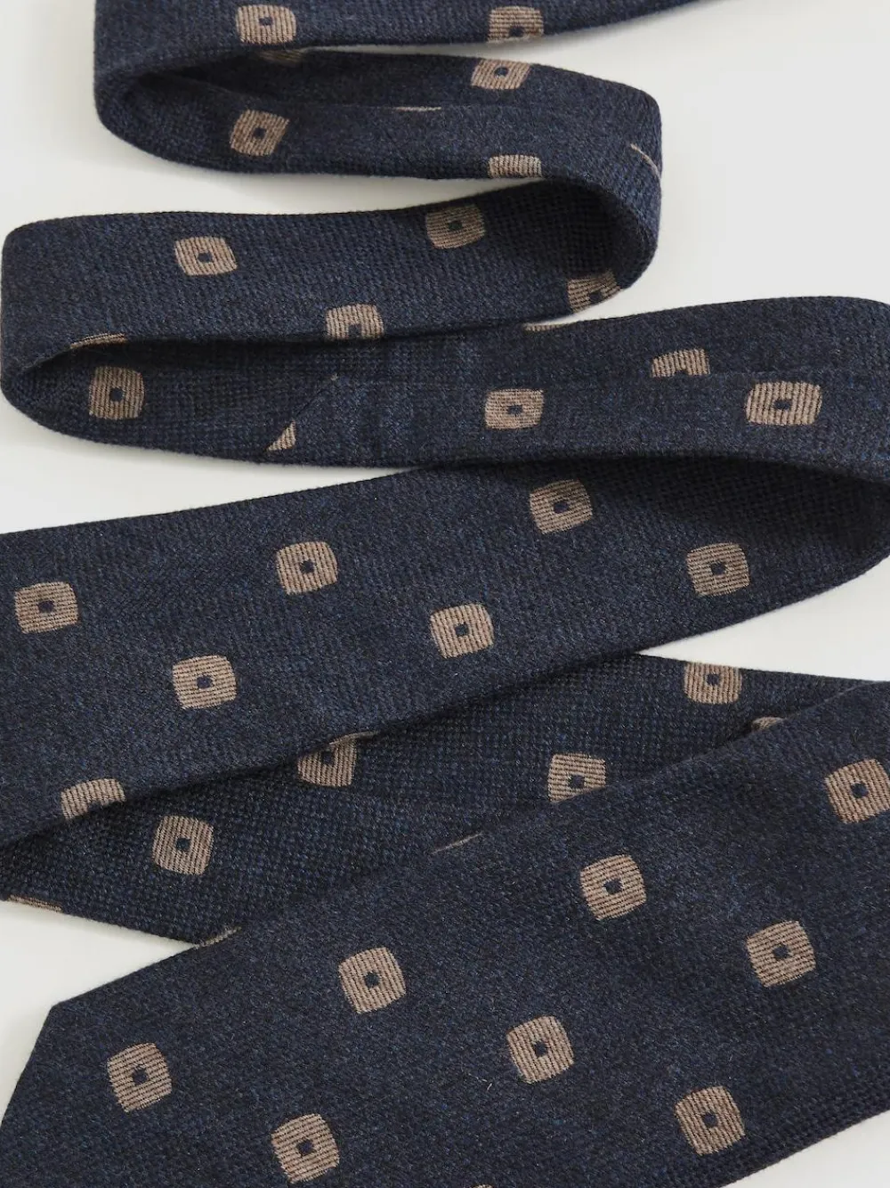 Reiss Marco Silk-Wool Square-Medallion Tie^ Ties & Pocket Squares