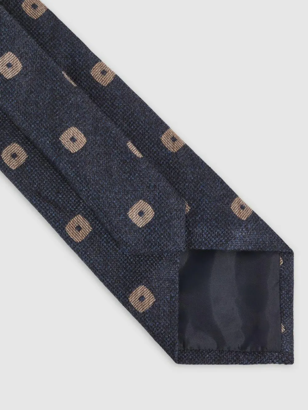 Reiss Marco Silk-Wool Square-Medallion Tie^ Ties & Pocket Squares