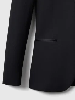 Reiss Navy Poker Peak Lapel Single-Breasted Tuxedo Jacket Slim-Fit^ Blue Suits