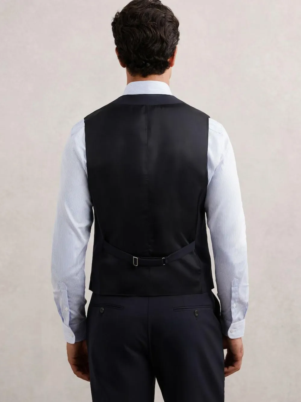 Reiss Promise Wool-Blend Tailored-Fit Waistcoat^ Vests