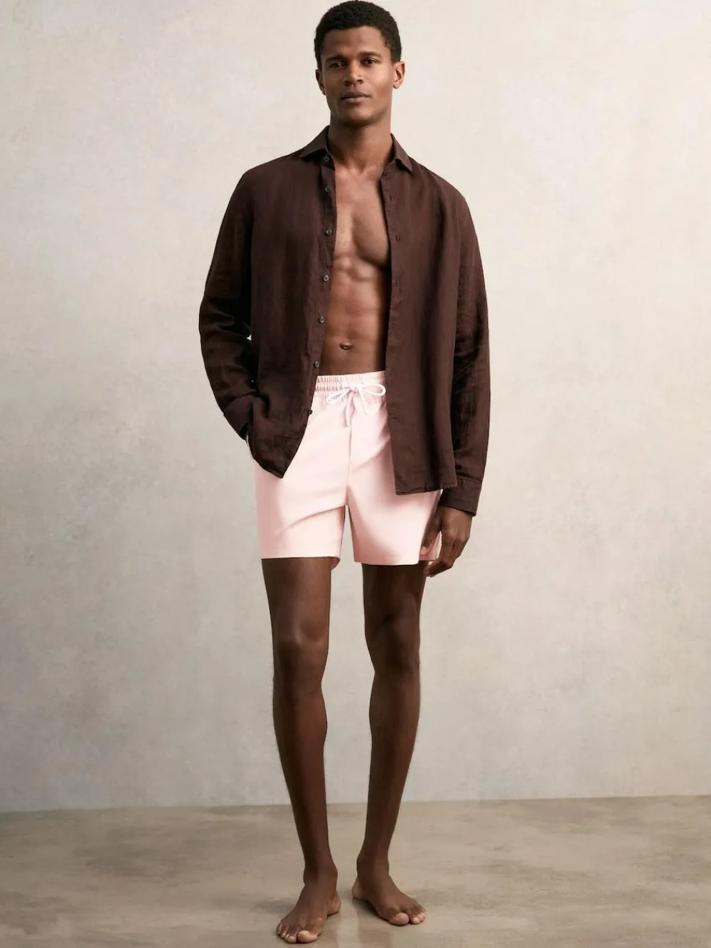 Reiss Pink Cliff Drawstring Swim Shorts^ Swimwear