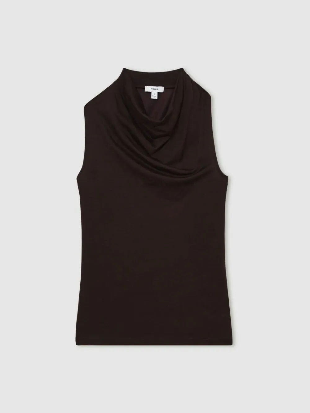 Reiss Darla Cotton-Blend Cowl-Neck Sleeveless Top^Women Tops & T-Shirts