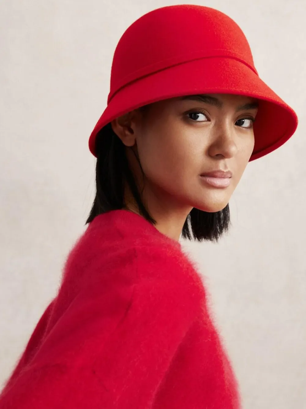 Reiss Felicity Felted-Wool Bucket Hat^Women Hats