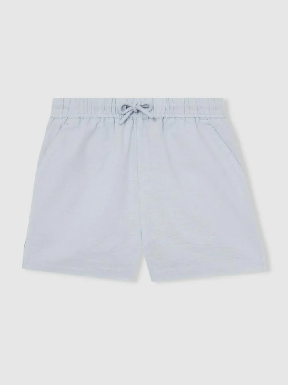 Reiss Soft Blue Cleo 9-13 yrs Cotton-Linen Drawstring Shorts^ Shorts