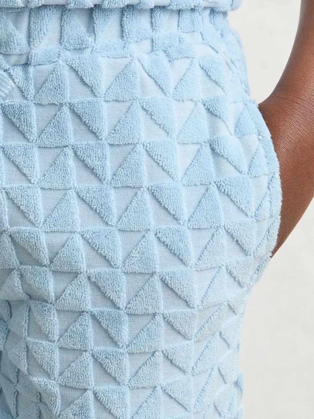 Reiss Soft Blue Piro 3-9 yrs Textured Towelling Shorts^ Shorts