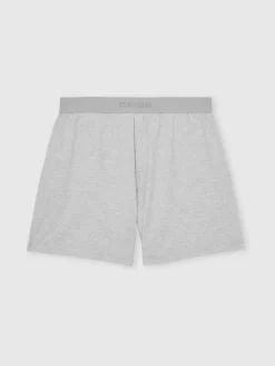 Reiss Fleet Cotton Jersey Logo-Waistband Shorts with Stretch^ Pyjamas