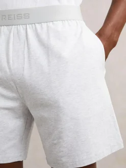 Reiss Fleet Cotton Jersey Logo-Waistband Shorts with Stretch^ Pyjamas