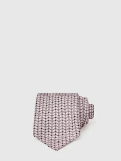 Reiss Bernardo Silk Geometric-Chain Print Tie^ Ties & Pocket Squares