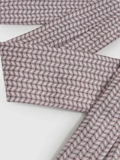 Reiss Bernardo Silk Geometric-Chain Print Tie^ Ties & Pocket Squares