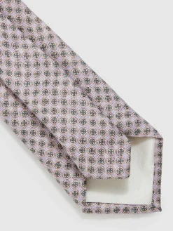 Reiss Santo Silk Medallion-Print Tie^ Ties & Pocket Squares