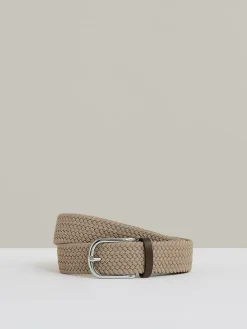 Discount Reiss Elmont Basket Weave Belt Stone
