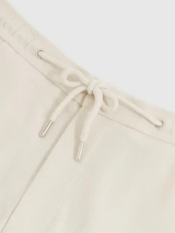 Best Reiss Newmark Textured Drawstring Shorts Stone