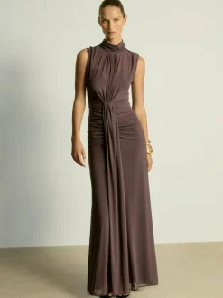 Reiss Daniella Ruched Sleeveless Maxi Dress^Women Maxi Dresses