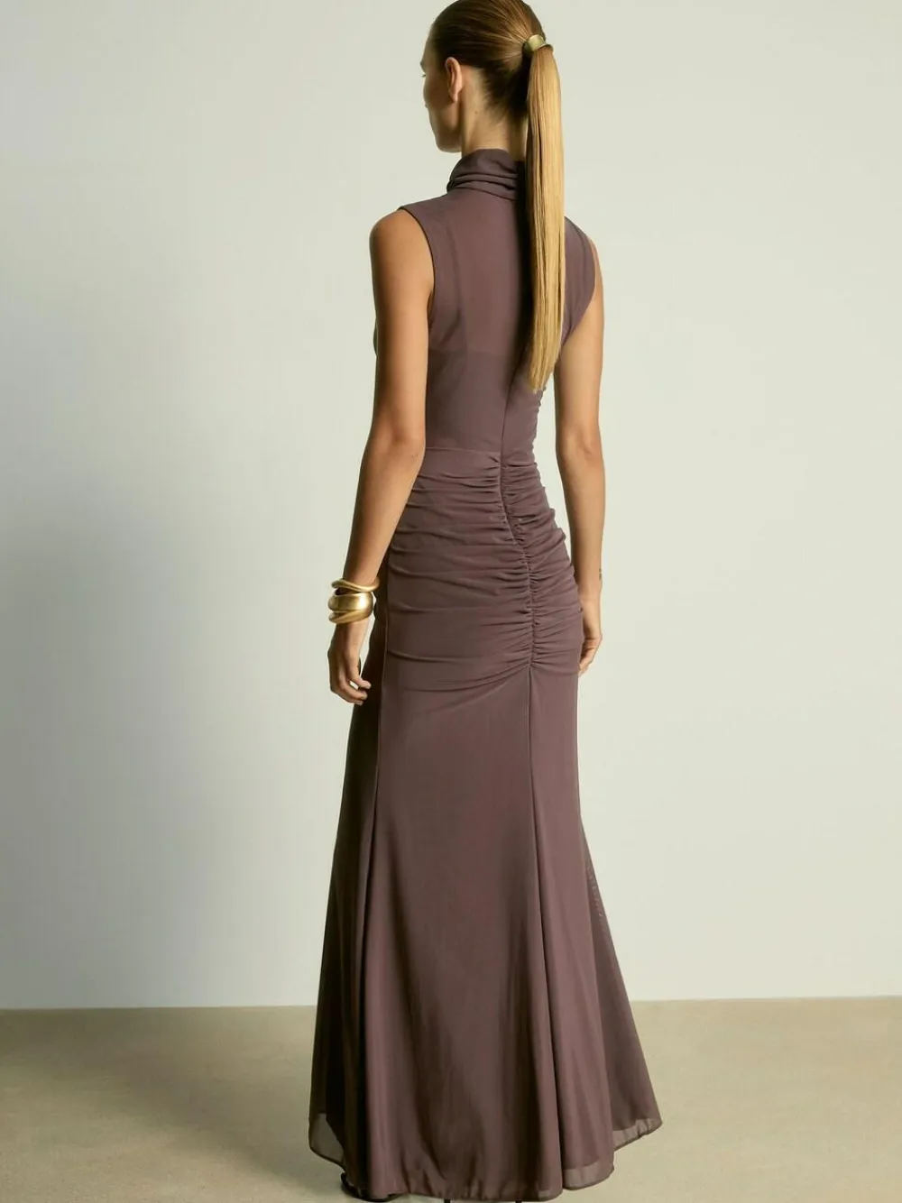 Reiss Daniella Ruched Sleeveless Maxi Dress^Women Maxi Dresses