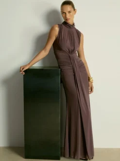 Reiss Daniella Ruched Sleeveless Maxi Dress^Women Maxi Dresses