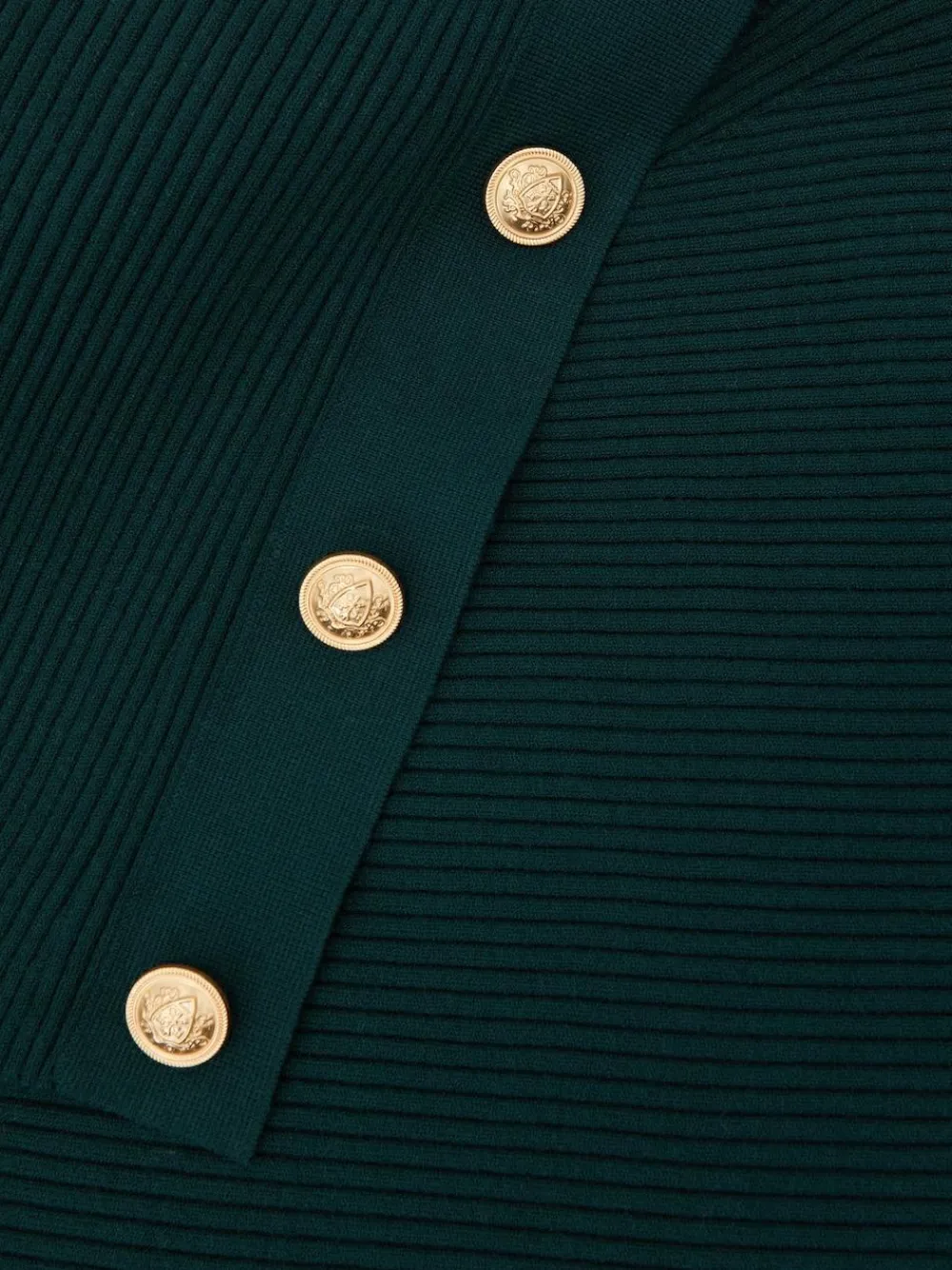 Best Reiss Lexi Rib-Knit Button Shawl Jumper Teal Blue