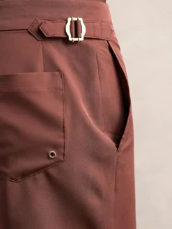 Reiss Terracotta Brown Sun Side-Adjuster Swim Shorts^ Swimwear