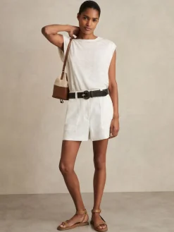 Reiss Ashby Linen Shorts^Women Shorts