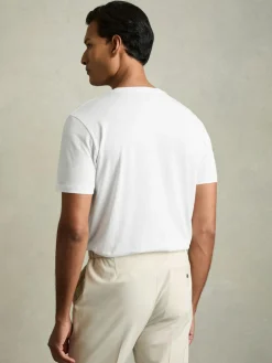 Reiss White Bless Cotton Crew Neck T-Shirt^ Tops & T-Shirts