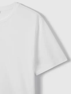 Reiss White Bless Cotton Crew Neck T-Shirt^ Tops & T-Shirts