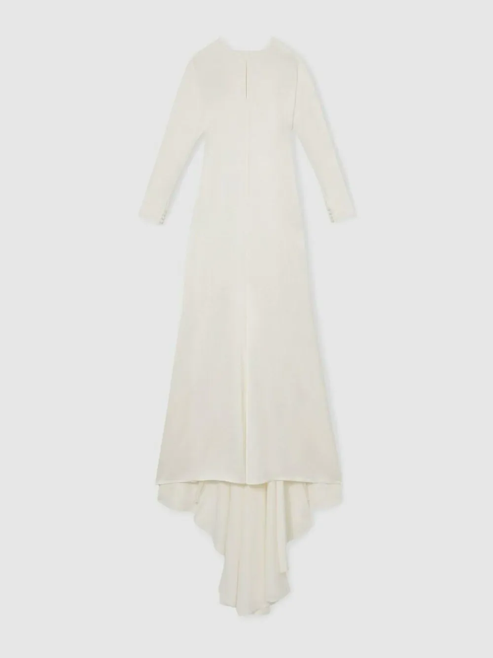 Discount Reiss White Clemence Atelier Duchess Satin Bridal Maxi Dress