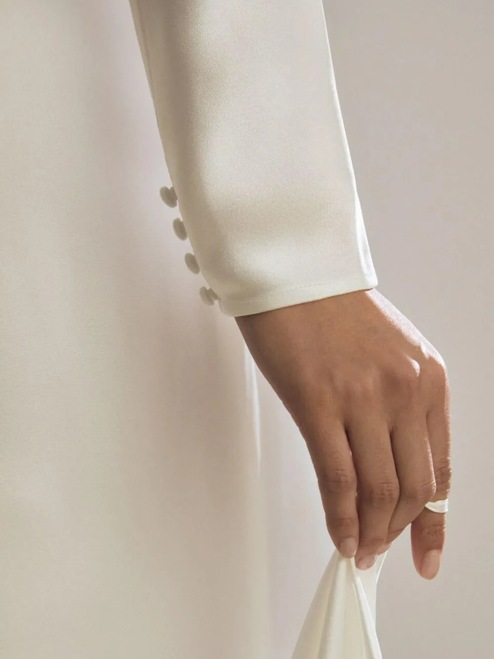 Discount Reiss White Clemence Atelier Duchess Satin Bridal Maxi Dress